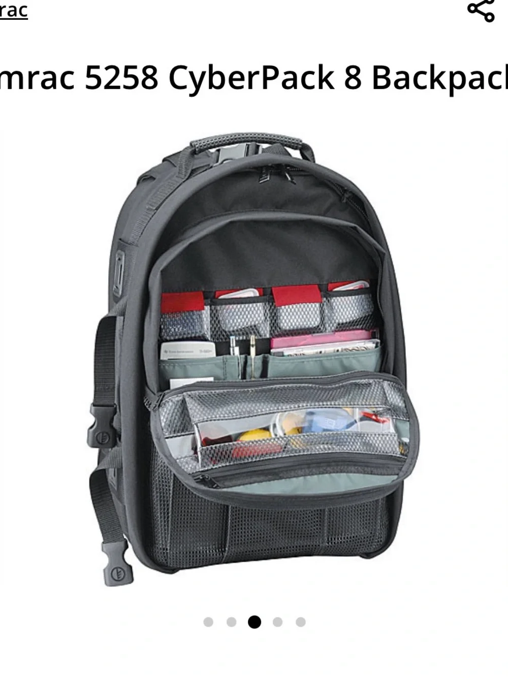 Tamrac Cyber Pack 8 Photo/Computer Backpack